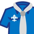 Uniforme Tradicional de los Scouts Aéreos: Camisas Azul Cielo (celeste)