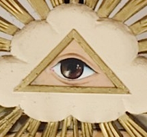 El Ojo de Dios como ornamentación en los Templos